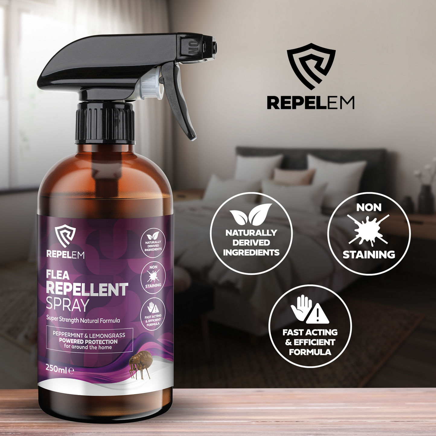 REPELEM Flea Repellent Spray - 250ml