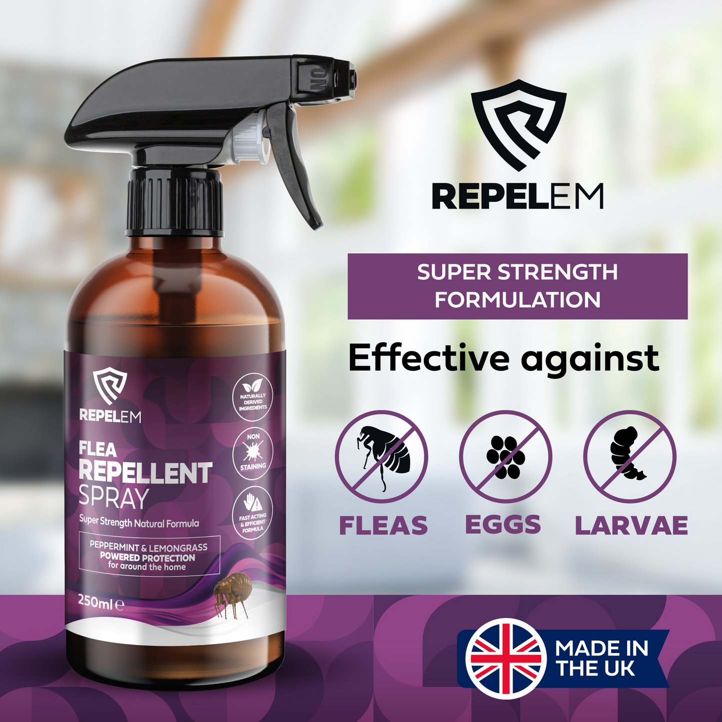 REPELEM Flea Repellent Spray - 250ml