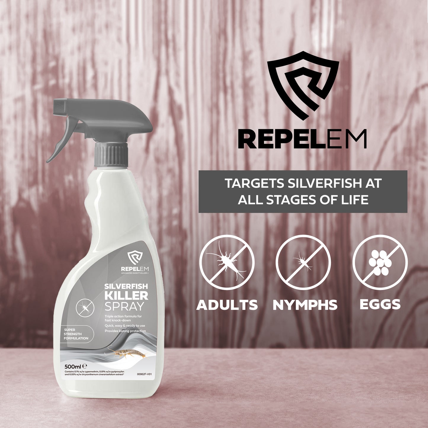 REPELEM Silverfish Killer Spray - 500ml