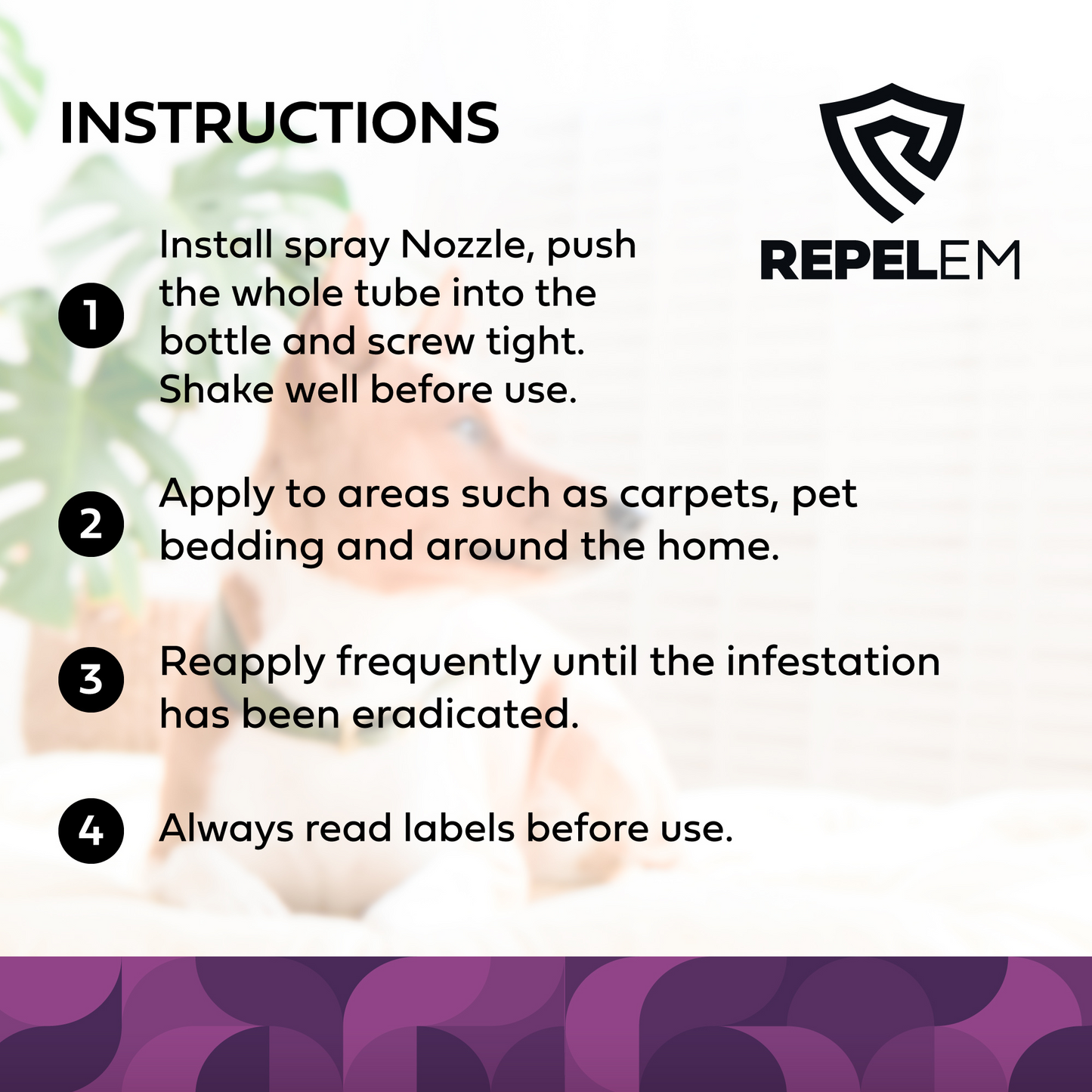 REPELEM Flea Repellent Spray - 250ml
