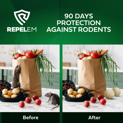 REPELEM Rat & Mouse Repellent Balls - 6 Pack
