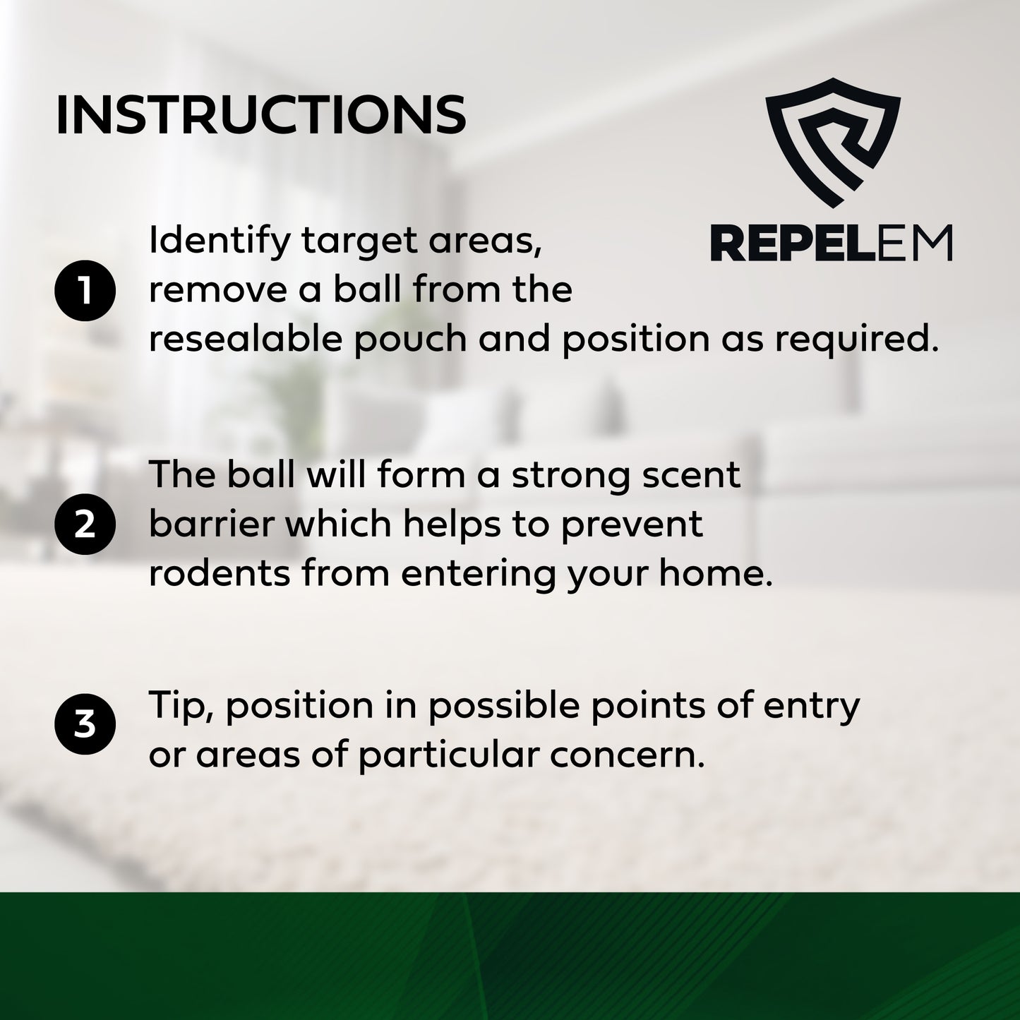 REPELEM Rat & Mouse Repellent Balls - 6 Pack