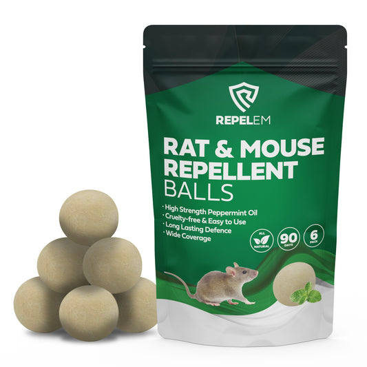 REPELEM Rat & Mouse Repellent Balls - 6 Pack